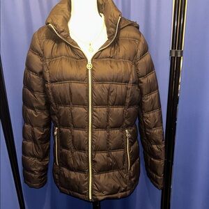 Michael Michael Kors Dark Brown Puffer Jacket